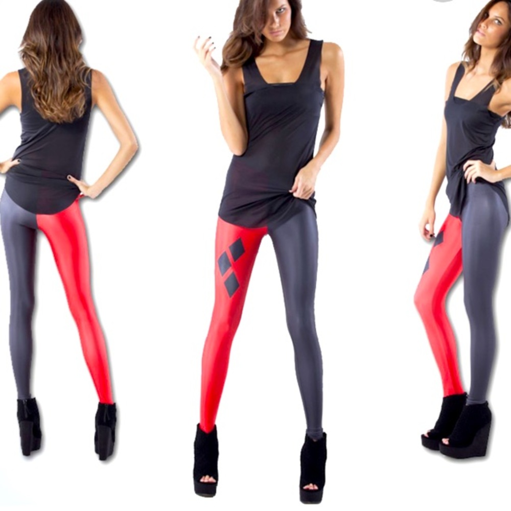 Sz XS blackmilk Harley Quinn Leggings